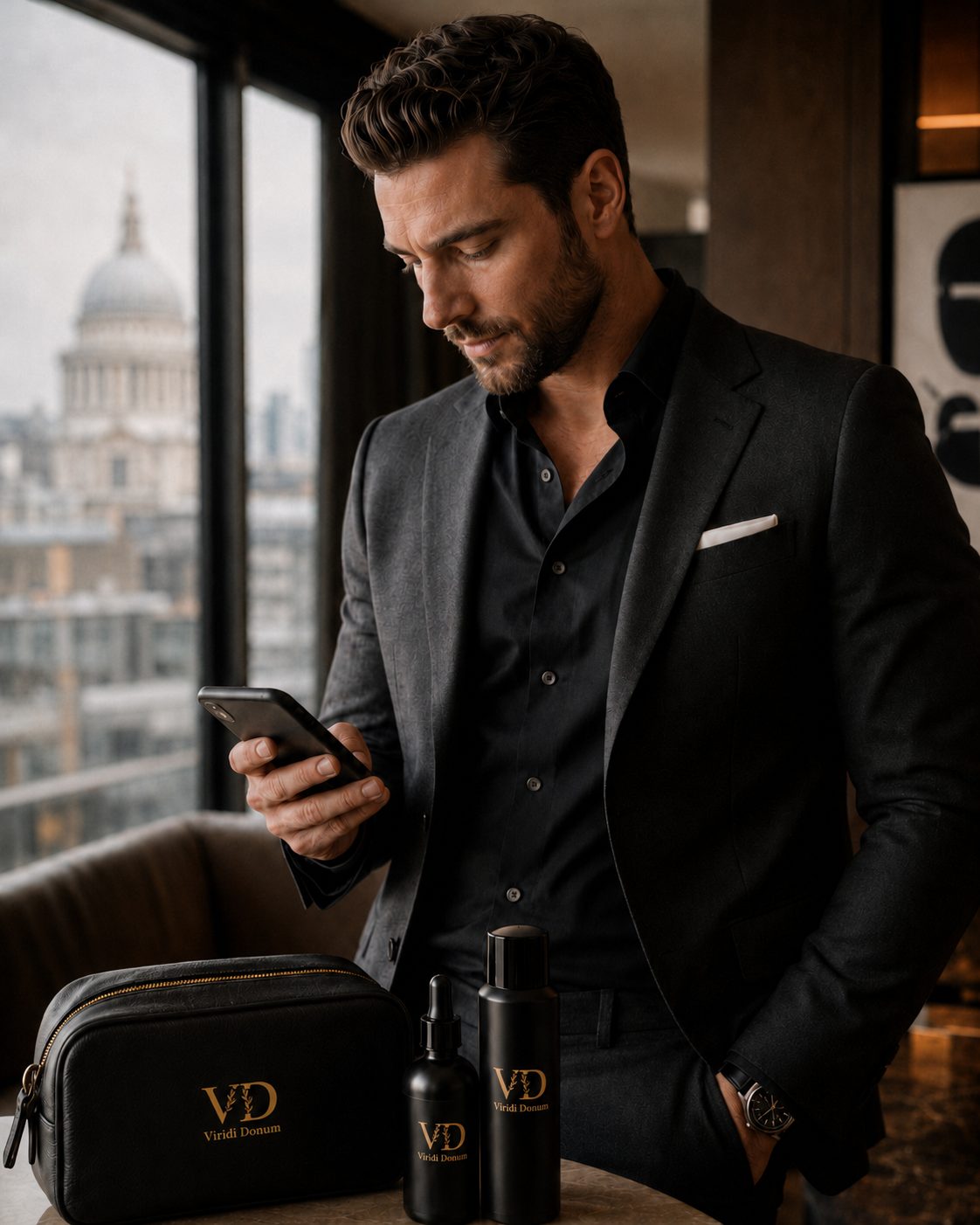 A grooming professional
